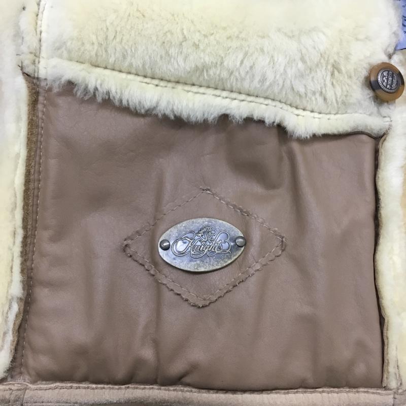 古着 USED コート コート一般 ムートン XL 無地 ベージュ / ベージュ /  メンズ USED 古着 中古 10084429