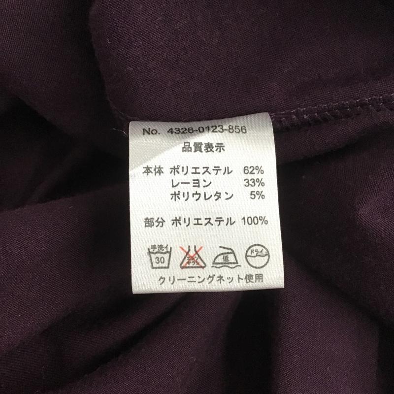 レイビームス Ray BEAMS ワンピース ひざ丈スカート 4326-0123-856 ノースリーブ 無地 紫 / パープル /  レディース USED 古着 中古 10084513
