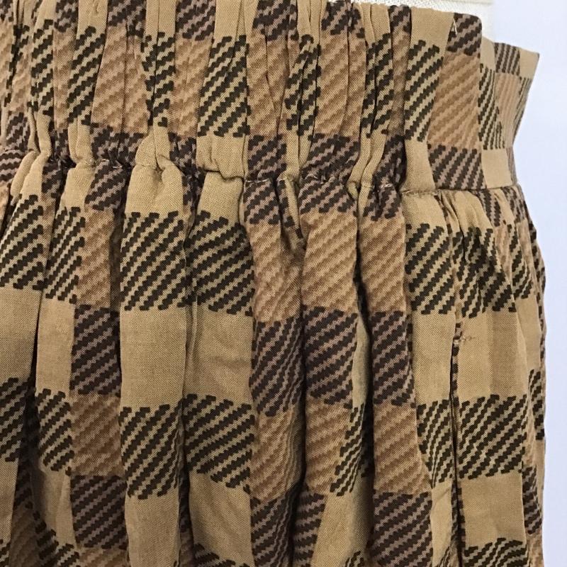 マウジー MOUSSY スカート ロングスカート 010CAH30-5200 CHECK MAXI SK タグ付き 2 総柄 茶 / ブラウン / X ベージュ / ベージュ /  レディース USED 古着 中古 10084542