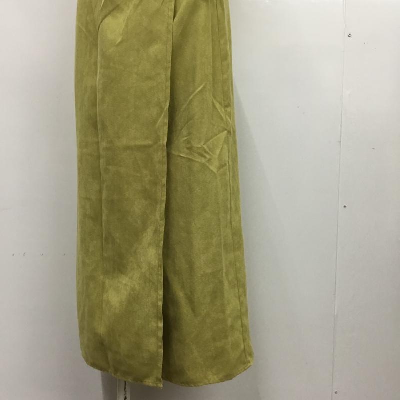 ローリーズファーム LOWRYS FARM スカート ひざ丈スカート FREE 無地 薄緑 / ライトグリーン /  レディース USED 古着 中古 10084599