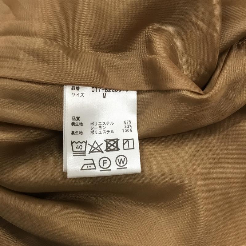 ナチュラルビューティーベーシック NATURAL BEAUTY BASIC スカート ロングスカート M 無地 茶 / ブラウン /  レディース USED 古着 中古 10084602