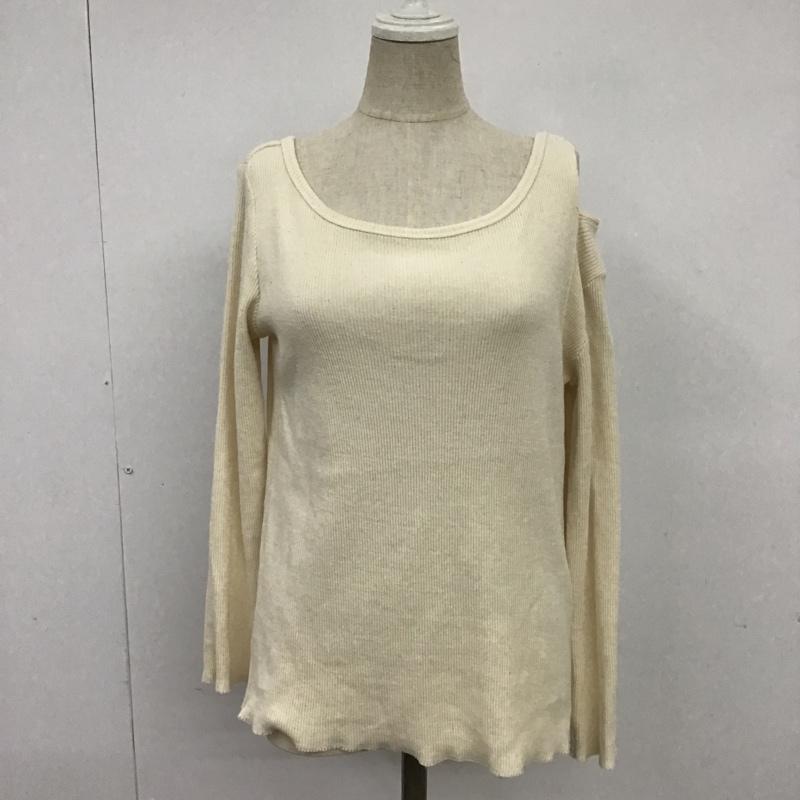 ローリーズファーム LOWRYS FARM カットソー 長袖 FREE 無地 アイボリー / アイボリー /  レディース USED 古着 中古 10084620