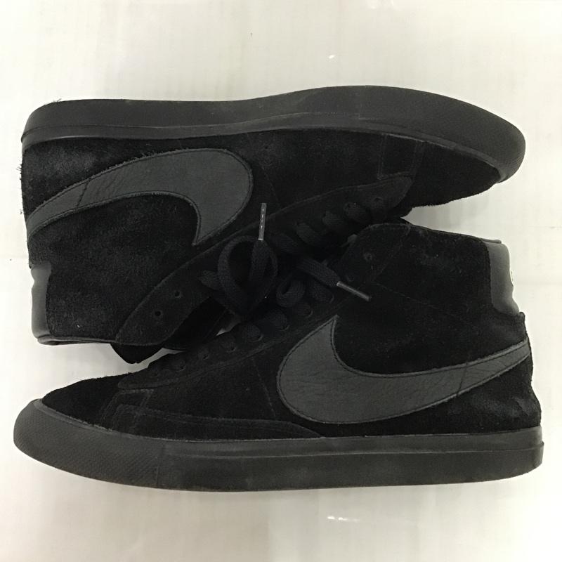 ナイキ NIKE スニーカー スニーカー 704571-001 BLAZER HIGH SP CDG 28cm 箱有 28.0cm ロゴ、文字 黒 / ブラック /  メンズ USED 古着 中古 10084752