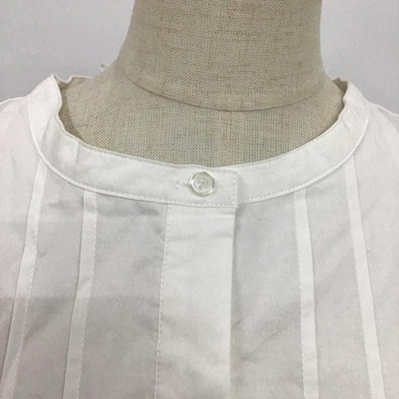 ローリーズファーム LOWRYS FARM シャツ、ブラウス 半袖 タグ付 Bリボンドレスシャツ FREE 無地 白 / ホワイト /  レディース USED 古着 中古 10084955