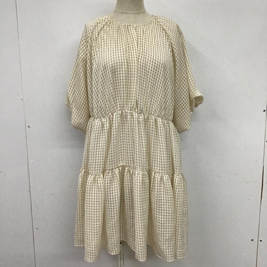 ナイスクラップ NICE CLAUP チュニック 半袖 FREE チェック マルチカラー / マルチカラー /  レディース USED 古着 中古 10085017