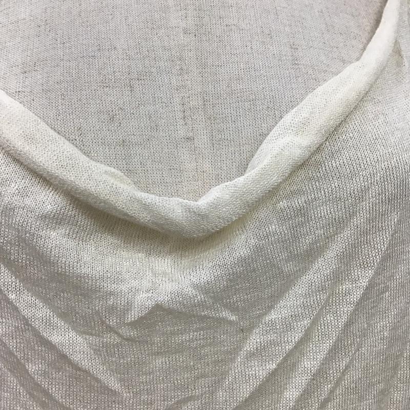 ランバン LANVIN カットソー 長袖 M 無地 オフホワイト / オフホワイト /  レディース USED 古着 中古 10085048