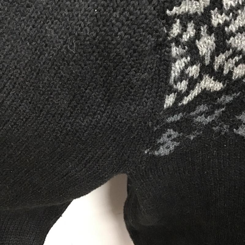 チャップス CHAPS ニット、セーター 長袖 XL  黒 / ブラック /  メンズ USED 古着 中古 10085072