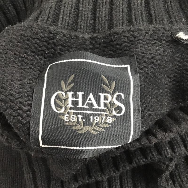 チャップス CHAPS ニット、セーター 長袖 XL  黒 / ブラック /  メンズ USED 古着 中古 10085072