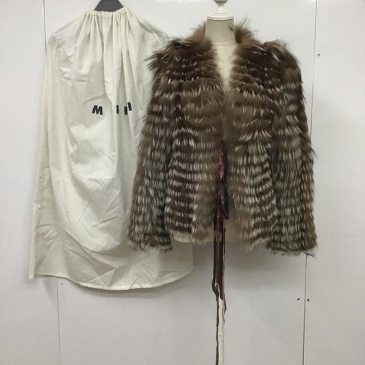 マルニ MARNI コート 毛皮、ファー 42  マルチカラー / マルチカラー /  レディース USED 古着 中古 10085101