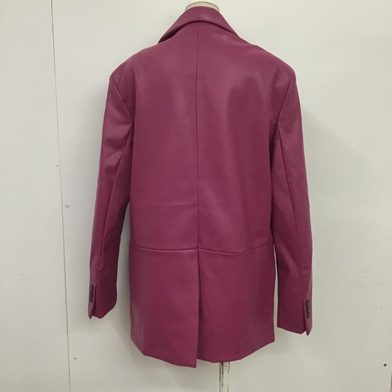 ベルシュカ Bershka ジャケット、上着 ジャケット、ブレザー 6627 644 928 タグ付き XS 無地 紫 / パープル /  レディース USED 古着 中古 10085113