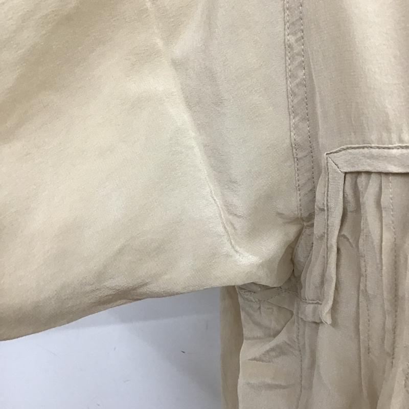アーキ ARCHI ワンピース ひざ丈スカート M 無地 ベージュ / ベージュ /  レディース USED 古着 中古 10085123