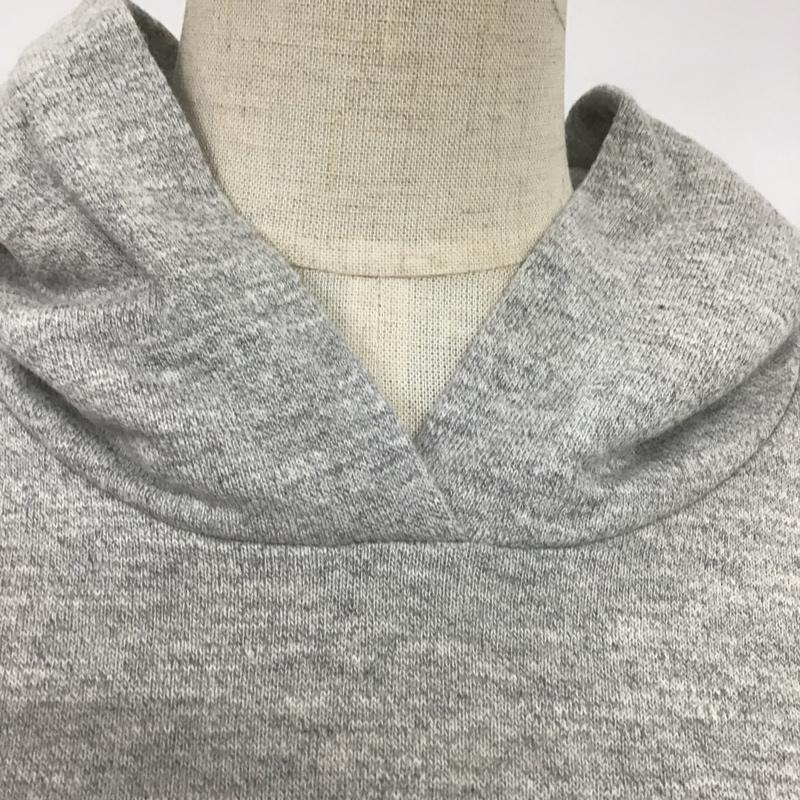 チャンピオン Champion パーカー 七分袖 E hyphen world gallery 160cm タグ付き 160cm ロゴ、文字 灰 / グレー /  レディース USED 古着 中古 10085128