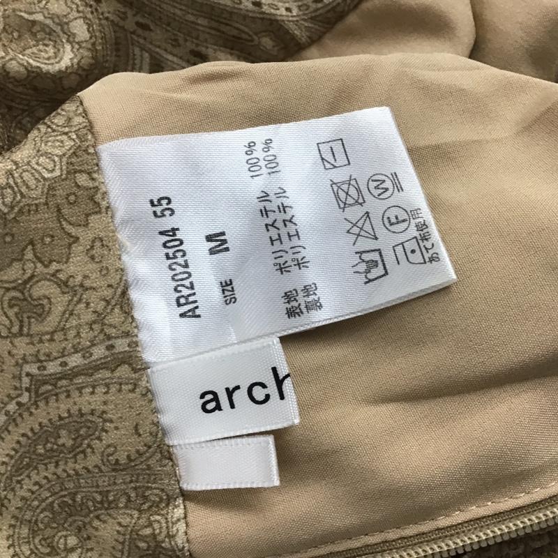 アルシーヴ archives スカート ロングスカート AR202504 55 ペイズリー柄 M バンダナ柄 茶 / ブラウン /  レディース USED 古着 中古 10085168