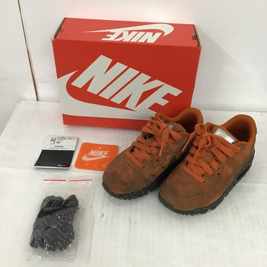 ナイキ NIKE シューズ シューズ CD6488-600 AIR MAX 90 BP QS 17cm 箱有 キッズ スニーカー 17.0cm ロゴ、文字 橙 / オレンジ / X 黒 / ブラック /  ボーイズ USED 古着 中古 10085175
