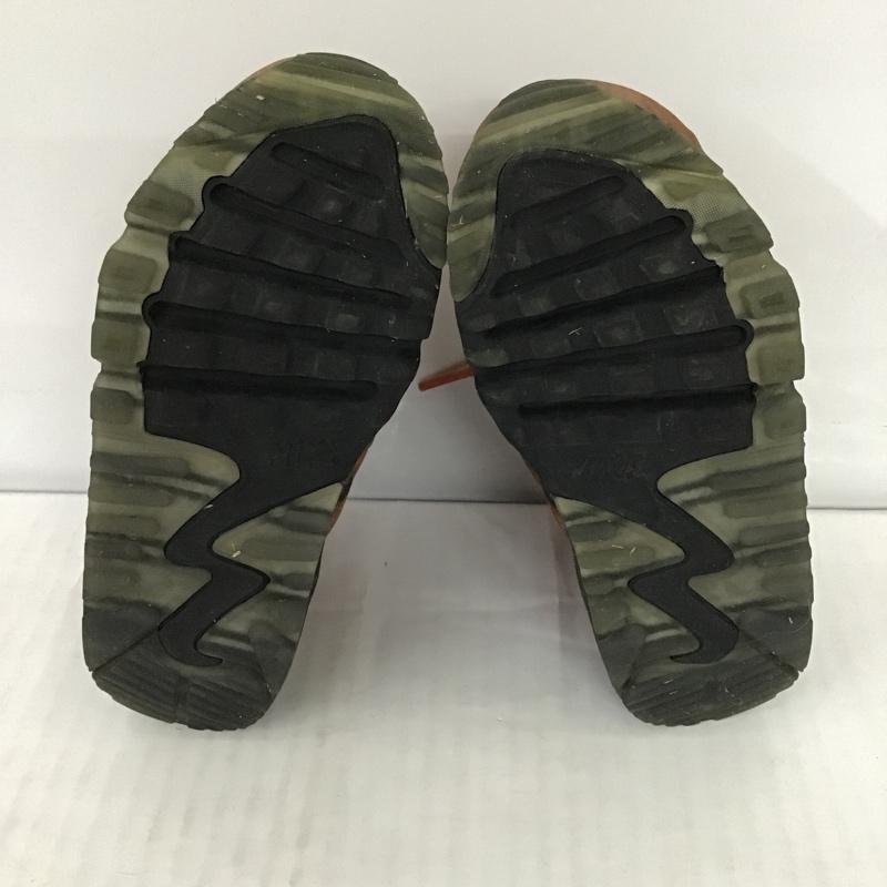 ナイキ NIKE シューズ シューズ CD6488-600 AIR MAX 90 BP QS 17cm 箱有 キッズ スニーカー 17.0cm ロゴ、文字 橙 / オレンジ / X 黒 / ブラック /  ボーイズ USED 古着 中古 10085175