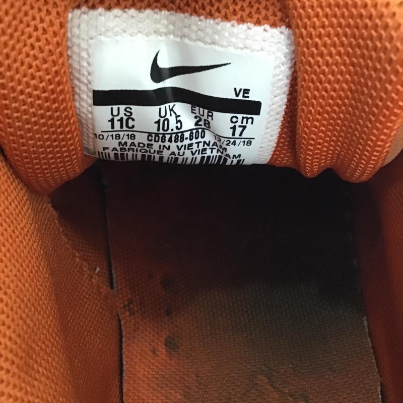 ナイキ NIKE シューズ シューズ CD6488-600 AIR MAX 90 BP QS 17cm 箱有 キッズ スニーカー 17.0cm ロゴ、文字 橙 / オレンジ / X 黒 / ブラック /  ボーイズ USED 古着 中古 10085175