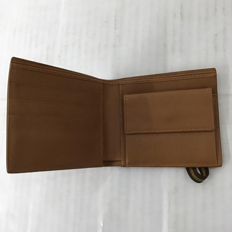 グッチ GUCCI 財布 二つ折り ロゴ、文字 茶 / ブラウン /  メンズ USED 古着 中古 10085209