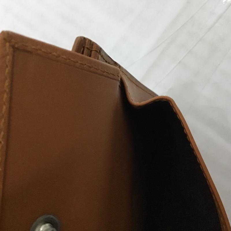 グッチ GUCCI 財布 二つ折り ロゴ、文字 茶 / ブラウン /  メンズ USED 古着 中古 10085209