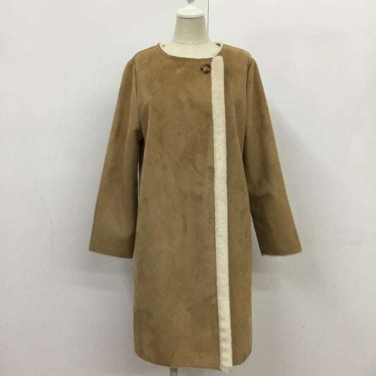 ナノユニバース nano・universe コート コート一般 15aw-NU04 S 無地 ベージュ / ベージュ /  レディース USED 古着 中古 10085289