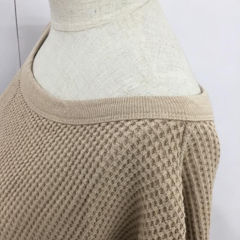 ジーナシス JEANASIS カットソー 長袖 JS063097SB FREE 無地 ベージュ / ベージュ /  レディース USED 古着 中古 10085301