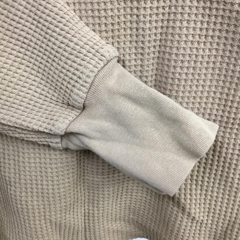 ジーナシス JEANASIS カットソー 長袖 JS063097SB FREE 無地 ベージュ / ベージュ /  レディース USED 古着 中古 10085301