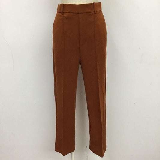 ローリーズファーム LOWRYS FARM パンツ スラックス M 無地 茶 / ブラウン /  レディース USED 古着 中古 10085303