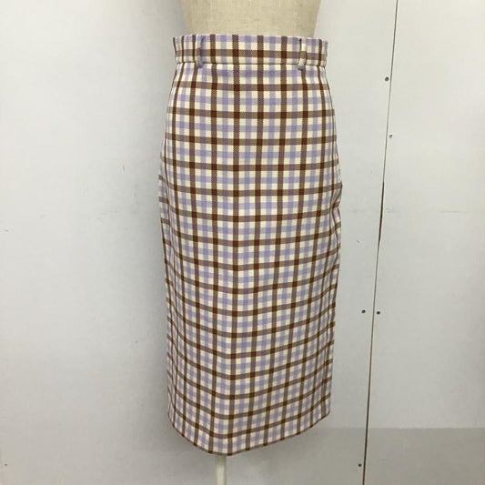 ザラ ZARA スカート ひざ丈スカート XS チェック マルチカラー / マルチカラー /  レディース USED 古着 中古 10085336