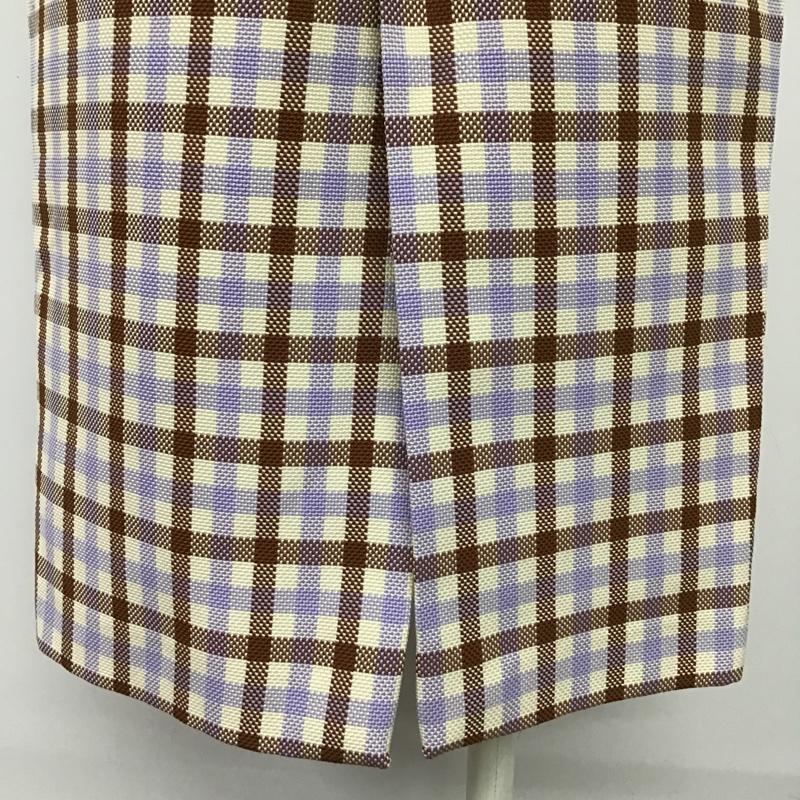 ザラ ZARA スカート ひざ丈スカート XS チェック マルチカラー / マルチカラー /  レディース USED 古着 中古 10085336