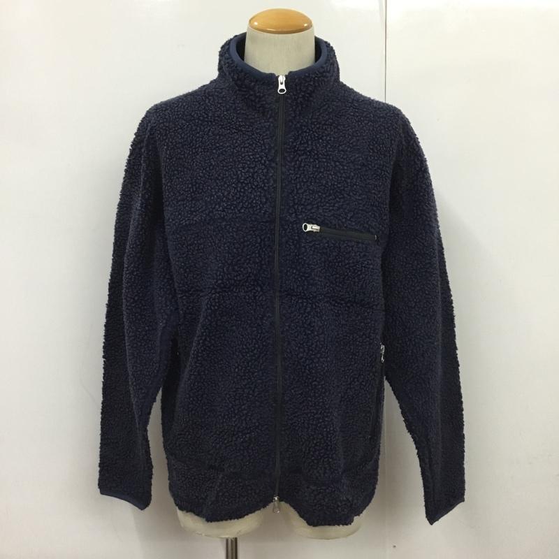 キャンプセブン CAMP7 ジャケット、上着 ジャンパー、ブルゾン ボアジャケット XL 無地 紺 / ネイビー /  メンズ USED 古着 中古 10085435