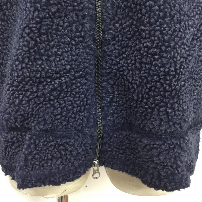 キャンプセブン CAMP7 ジャケット、上着 ジャンパー、ブルゾン ボアジャケット XL 無地 紺 / ネイビー /  メンズ USED 古着 中古 10085435