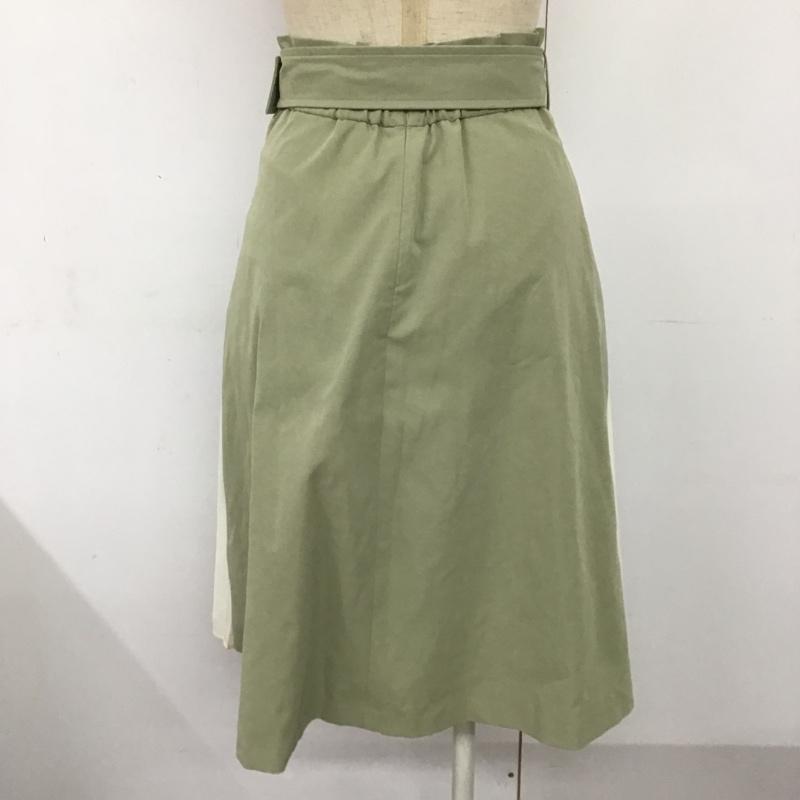 プロポーションボディドレッシング PROPORTION BODY DRESSING スカート ひざ丈スカート 1 無地 カーキ / カーキ /  レディース USED 古着 中古 10085440