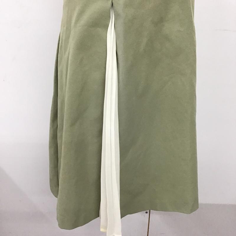 プロポーションボディドレッシング PROPORTION BODY DRESSING スカート ひざ丈スカート 1 無地 カーキ / カーキ /  レディース USED 古着 中古 10085440
