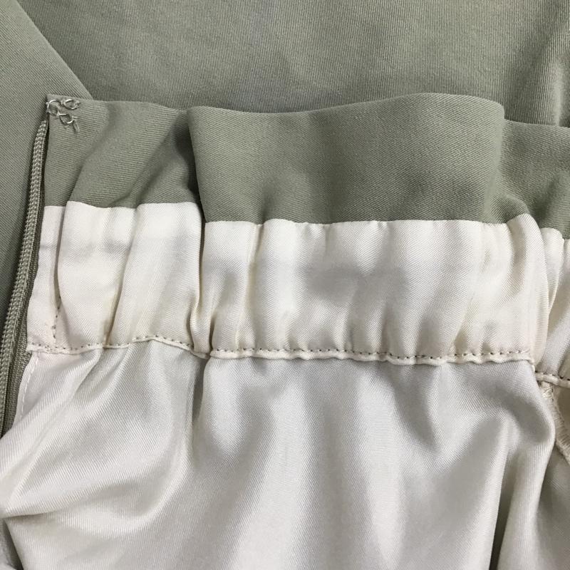 プロポーションボディドレッシング PROPORTION BODY DRESSING スカート ひざ丈スカート 1 無地 カーキ / カーキ /  レディース USED 古着 中古 10085440