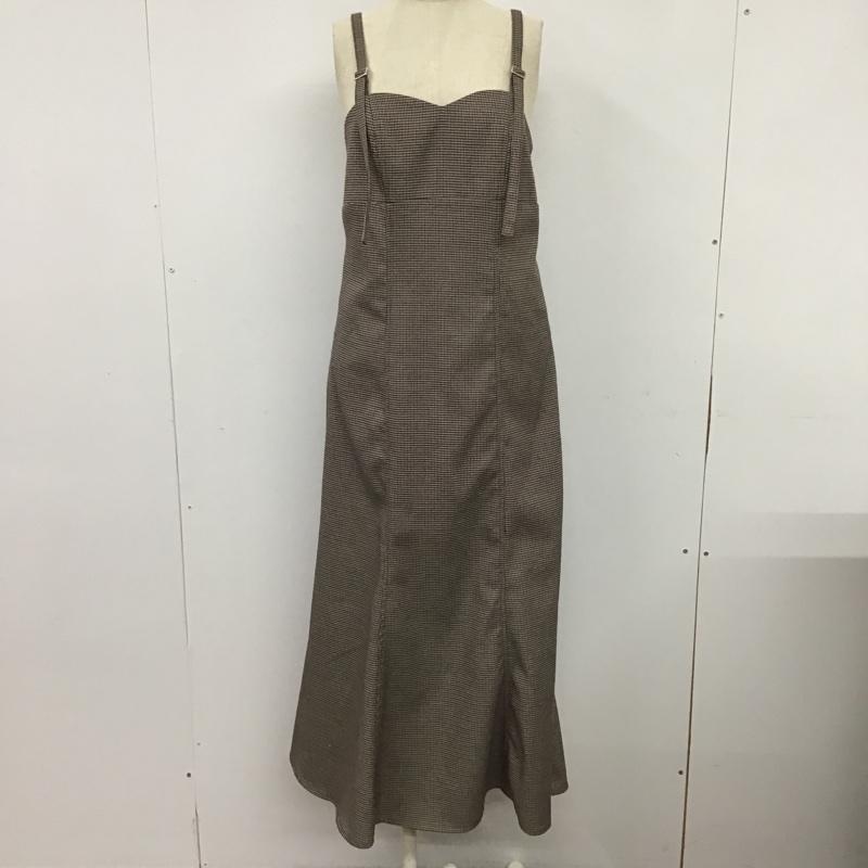 アルシーヴ archives ワンピース ロングスカート FREE チェック マルチカラー / マルチカラー /  レディース USED 古着 中古 10085485