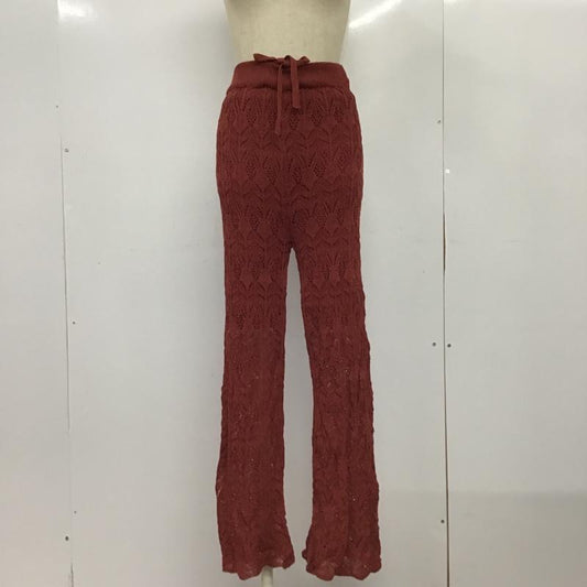 ローリーズファーム LOWRYS FARM ボトムス ボトムス FREE 無地 えんじ / ワインレッド /  レディース USED 古着 中古 10085516
