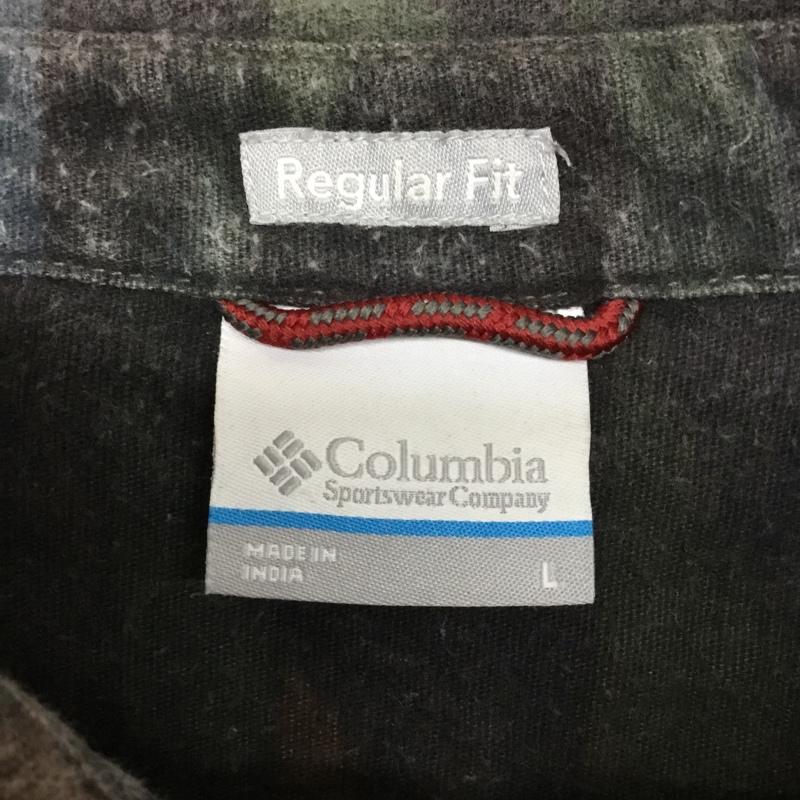 コロンビア Columbia シャツ、ブラウス 長袖 L チェック マルチカラー / マルチカラー /  メンズ USED 古着 中古 10085558