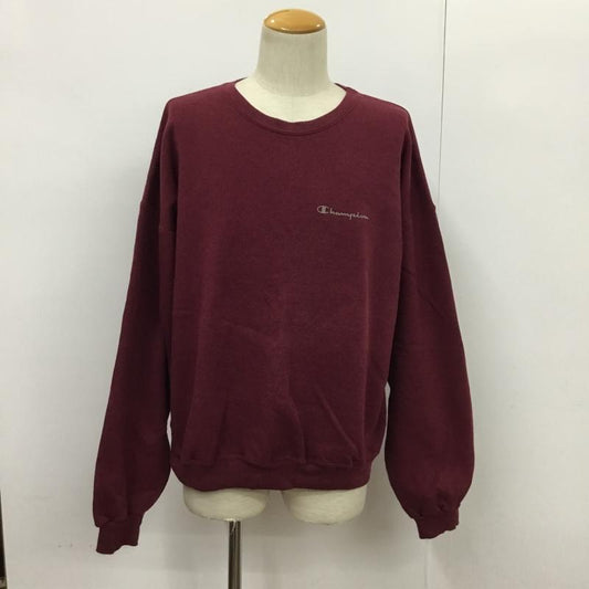 チャンピオン Campion トレーナー 長袖 XL 無地 ボルドー / ボルドー /  メンズ USED 古着 中古 10085567