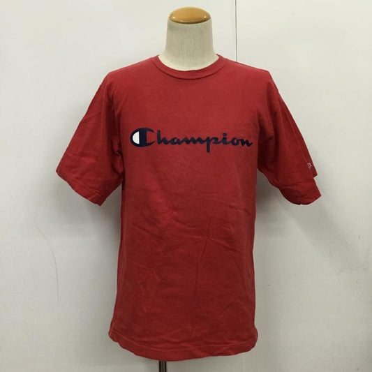 チャンピオン Campion Tシャツ 半袖 XL ロゴ、文字 赤 / レッド /  メンズ USED 古着 中古 10085568