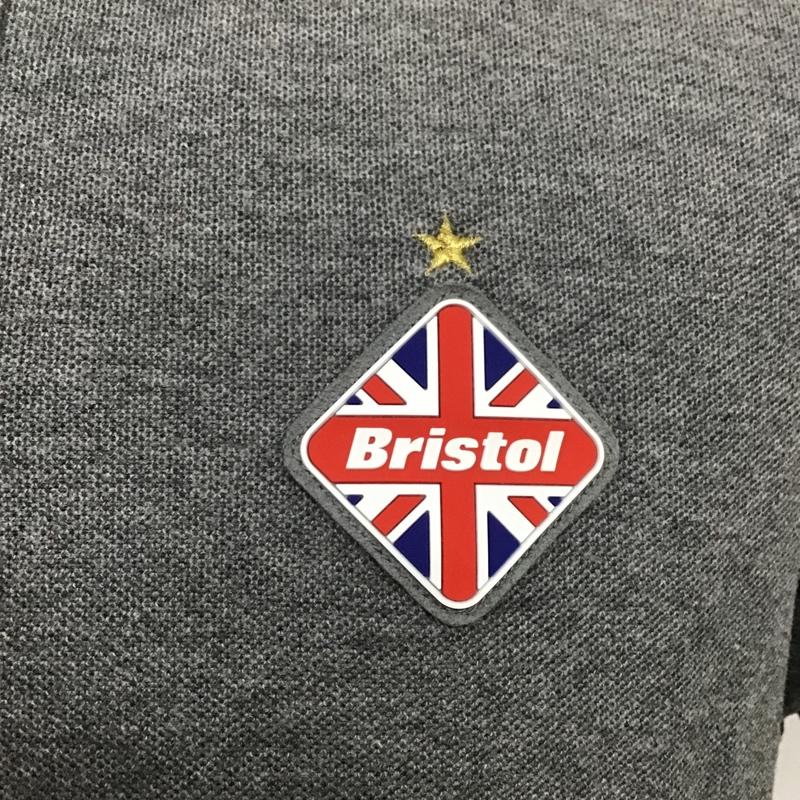 エフシーレアルブリストル F.C.Real Bristol ポロシャツ 半袖 M 無地 灰 / グレー /  メンズ USED 古着 中古 10085616