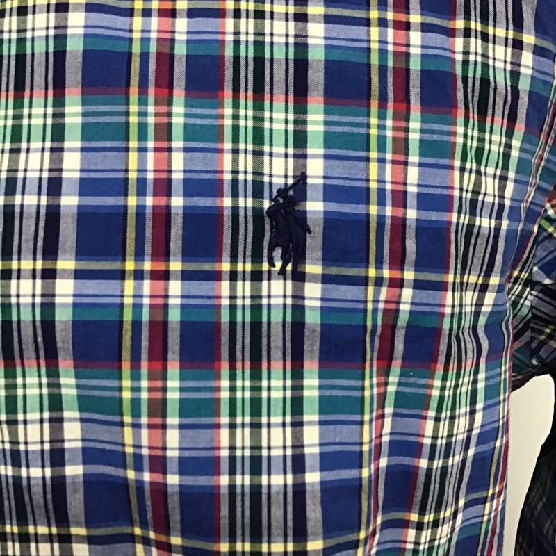 ラルフローレン RALPHLAUREN シャツ、ブラウス 長袖 ボタンダウンシャツ XL チェック マルチカラー / マルチカラー /  メンズ USED 古着 中古 10085649