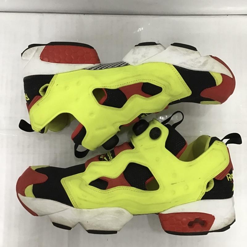 リーボック Reebok スニーカー スニーカー 108371827 INSTAPUMP FURY 29cm 29.0cm ロゴ、文字 白 / ホワイト / X 黒 / ブラック / X 赤 / レッド / X 黄 / イエロー /  メンズ USED 古着 中古 10085755