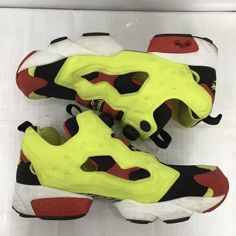 リーボック Reebok スニーカー スニーカー 108371827 INSTAPUMP FURY 29cm 29.0cm ロゴ、文字 白 / ホワイト / X 黒 / ブラック / X 赤 / レッド / X 黄 / イエロー /  メンズ USED 古着 中古 10085755