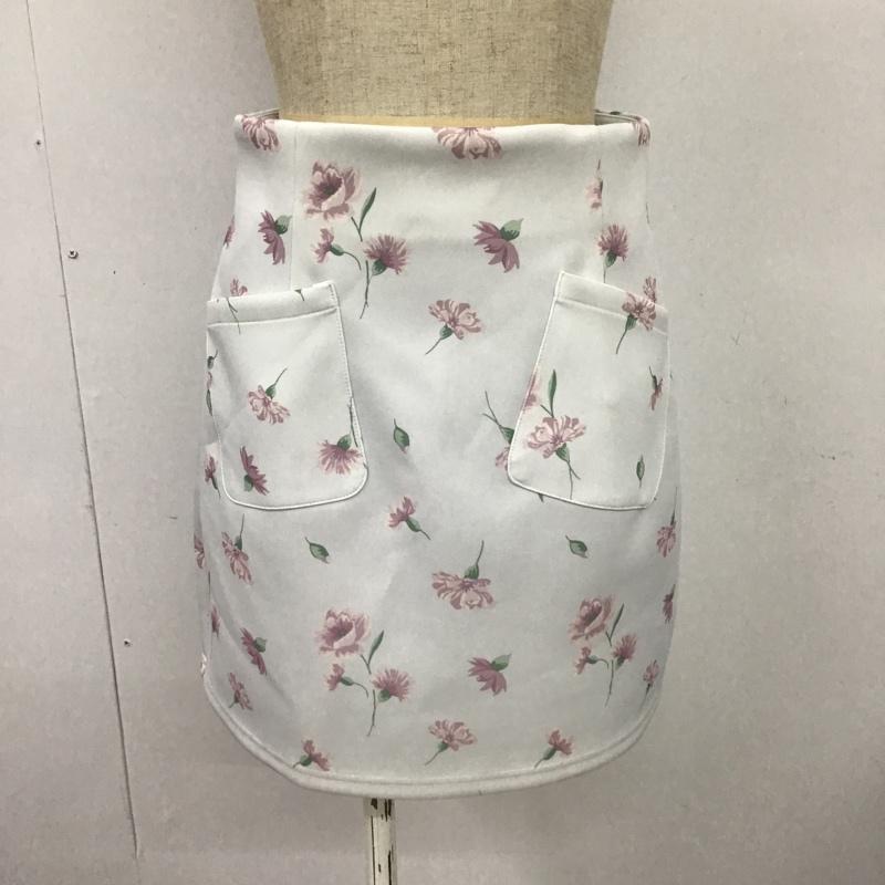 ダズリン dazzlin スカート ミニスカート フラワーポケット台形スカート M 花柄 マルチカラー / マルチカラー /  レディース USED 古着 中古 10085778