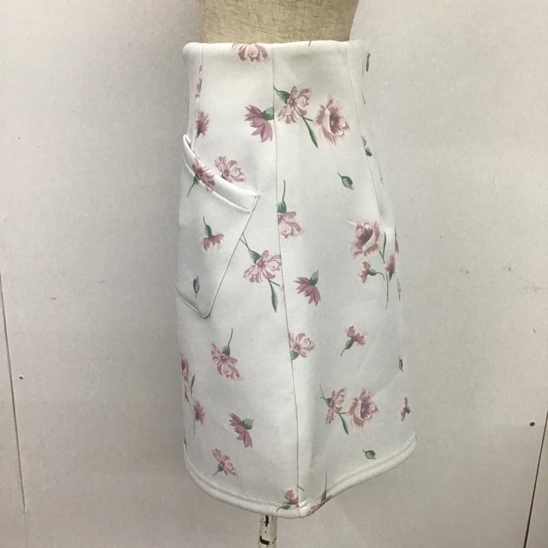 ダズリン dazzlin スカート ミニスカート フラワーポケット台形スカート M 花柄 マルチカラー / マルチカラー /  レディース USED 古着 中古 10085778