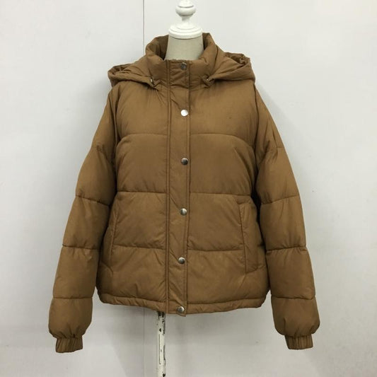 アズールバイマウジー AZUL BY MOUSSY ジャケット、上着 ジャンパー、ブルゾン 250CAS30-167I LIMONTA THERMORE SHORT BZ M 無地 茶 / ブラウン /  レディース USED 古着 中古 10085857