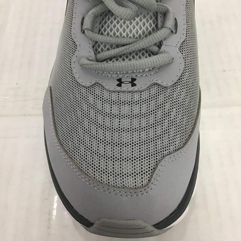 アンダーアーマー UNDER ARMOUR スニーカー スニーカー 3025963-100 ランニング Charged Assert 9 EX WIDE 28.5cm 箱有 28.5cm ロゴ、文字 灰 / グレー / X 白 / ホワイト /  メンズ USED 古着 中古 10085919