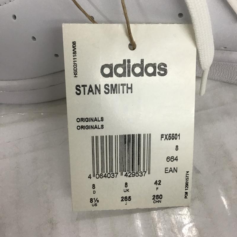 アディダス adidas スニーカー スニーカー FX5501 STAN SMITH 26.5cm 箱有 26.5cm ロゴ、文字 白 / ホワイト / X 紺 / ネイビー /  メンズ USED 古着 中古 10085940