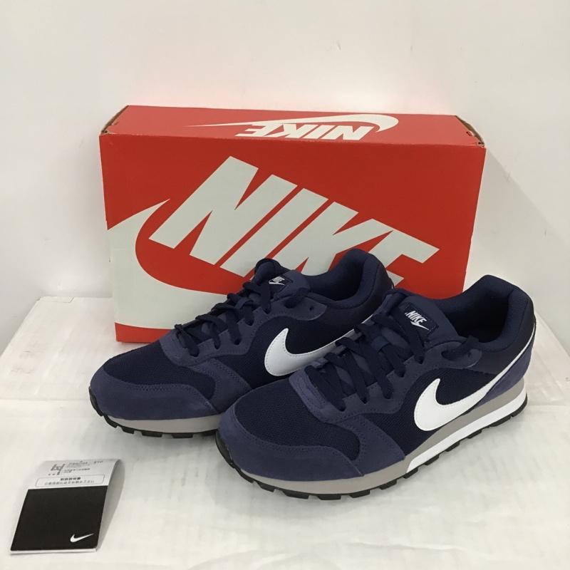 ナイキ NIKE スニーカー スニーカー 749794 410 MD RUNNER 2 26.5cm 箱有 26.5cm ロゴ、文字 紺 / ネイビー / X 白 / ホワイト /  メンズ USED 古着 中古 10085945