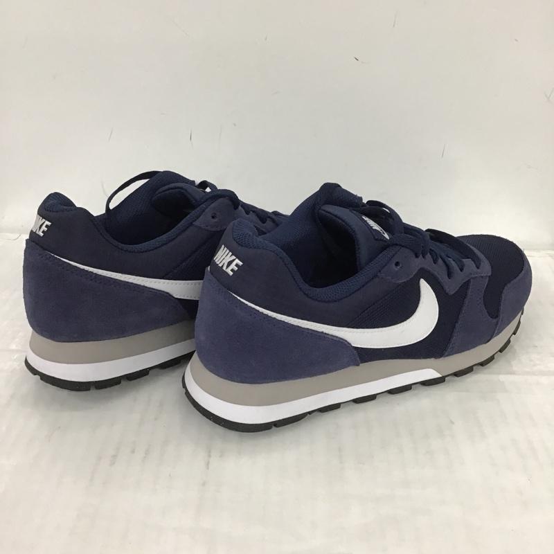 ナイキ NIKE スニーカー スニーカー 749794 410 MD RUNNER 2 26.5cm 箱有 26.5cm ロゴ、文字 紺 / ネイビー / X 白 / ホワイト /  メンズ USED 古着 中古 10085945