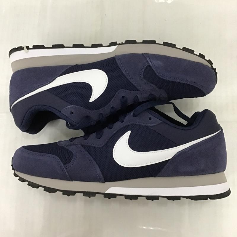 ナイキ NIKE スニーカー スニーカー 749794 410 MD RUNNER 2 26.5cm 箱有 26.5cm ロゴ、文字 紺 / ネイビー / X 白 / ホワイト /  メンズ USED 古着 中古 10085945